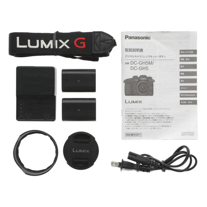 【中古品】Panasonic DC-GH5M-K ミラーレス一眼カメラ(標準ズームレンズ付属) GH5M