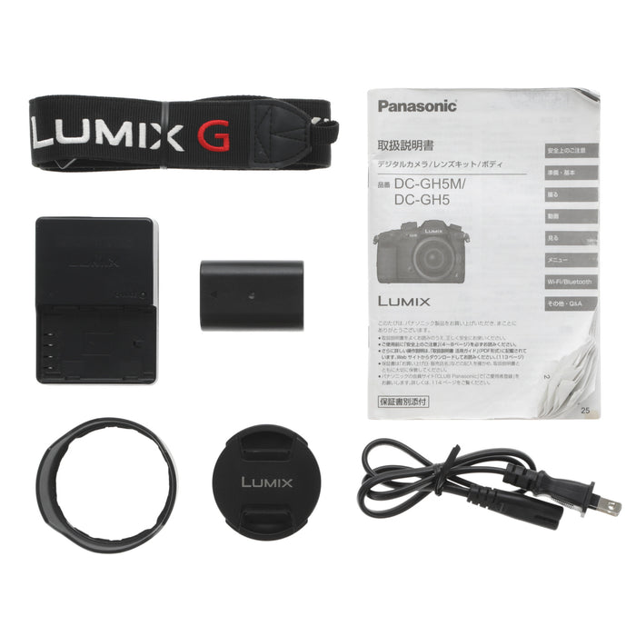 【中古品】Panasonic DC-GH5M-K ミラーレス一眼カメラ(標準ズームレンズ付属) GH5M