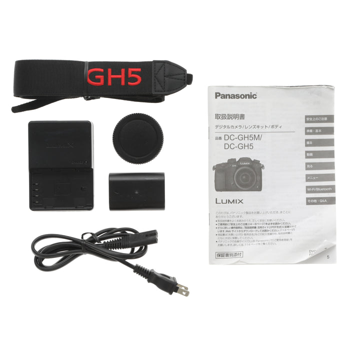 【中古品】Panasonic DC-GH5-K ミラーレス一眼カメラ GH5(ボディ)