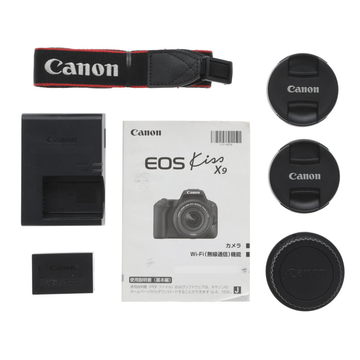 【中古品】Canon EOSKISSX9BK-WKIT EOS Kiss X9 ダブルズームキット