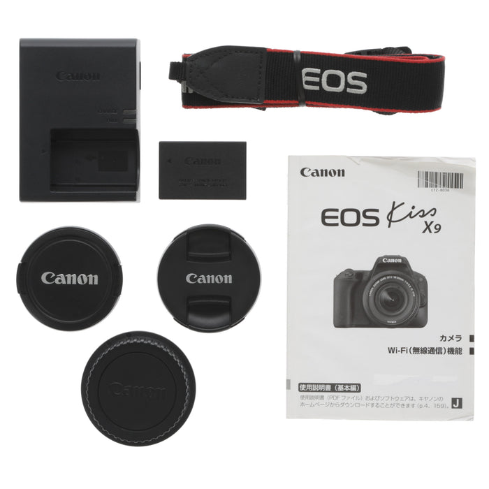 【中古品】Canon EOSKISSX9BK-WKIT EOS Kiss X9 ダブルズームキット