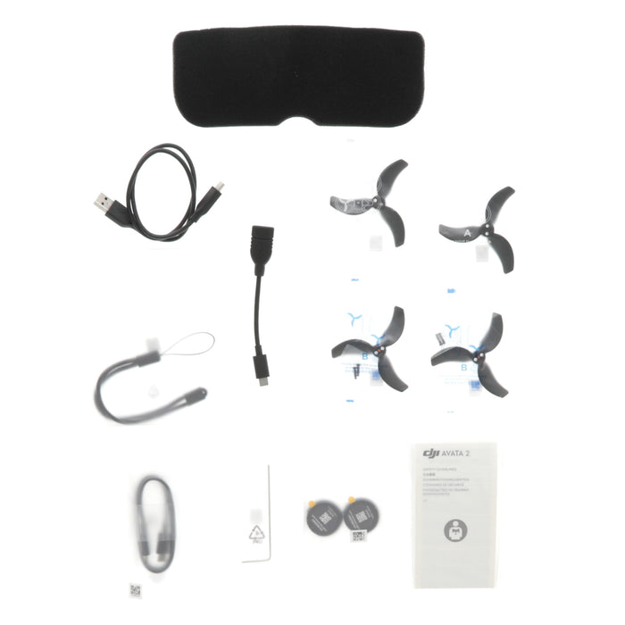 【中古品】DJI WA5205 DJI Avata 2 Fly More コンボ[内蔵リモートID対応/事前登録無し]