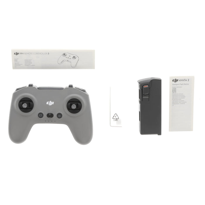 【中古品】DJI WA5205 DJI Avata 2 Fly More コンボ[内蔵リモートID対応/事前登録無し]