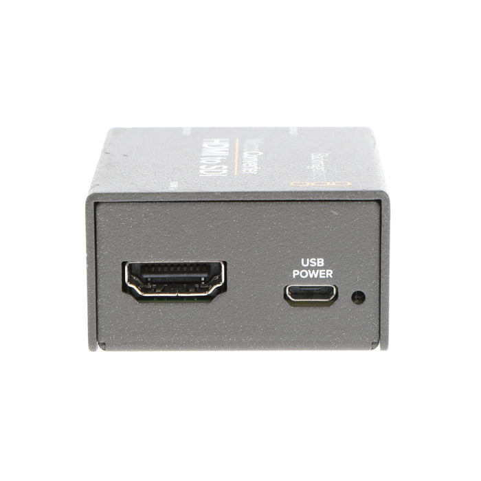 【中古品】BlackmagicDesign CONVCMIC/HS/WPSU Micro Converter HDMI to SDI wPSU(パワーサプライ付属)