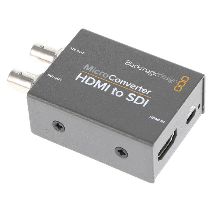 【中古品】BlackmagicDesign CONVCMIC/HS/WPSU Micro Converter HDMI to SDI wPSU(パワーサプライ付属)