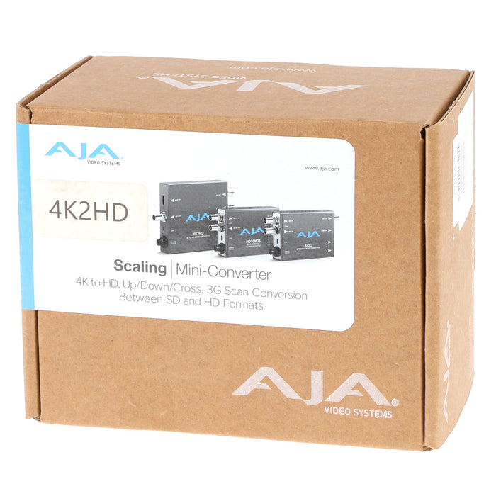 【決算セール2026】【中古品】AJA Video Systems 4K2HD 4K SDI→HD-SDI/HDMI(HD解像度)コンバータ