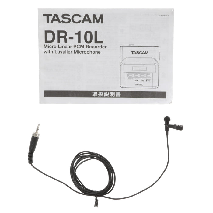 【中古品】TASCAM DR-10L ピンマイクレコーダー(ブラック)