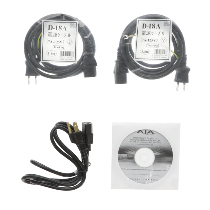 【中古品】AJA Video Systems FR2 2Uラックマウントフレーム