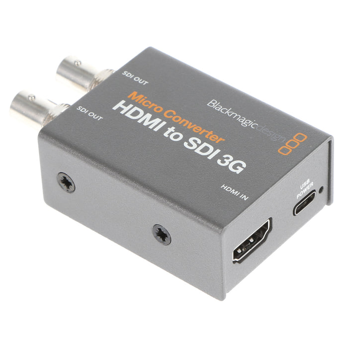【中古品】BlackmagicDesign CONVCMIC/HS03G/WPSU Micro Converter HDMI to SDI 3G PSU(パワーサプライ付属)