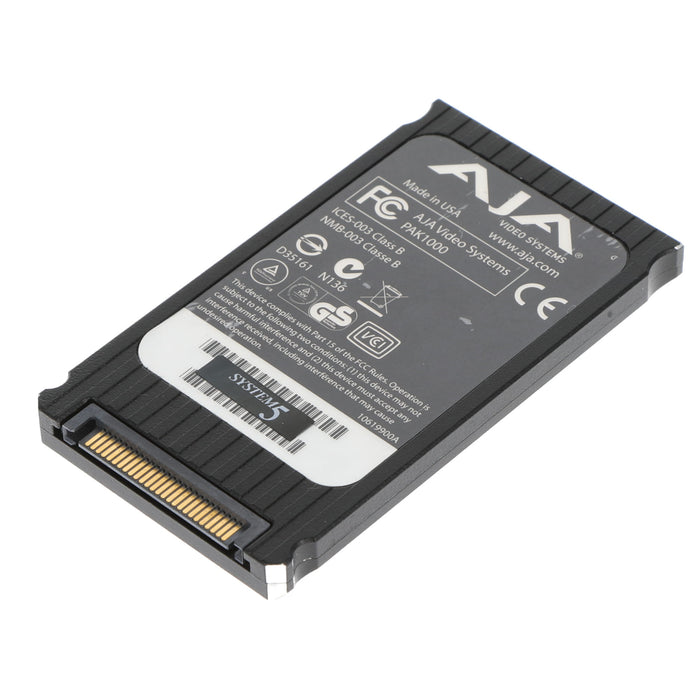 【中古品】AJA Video Systems PAK1000 1TB SSD Module