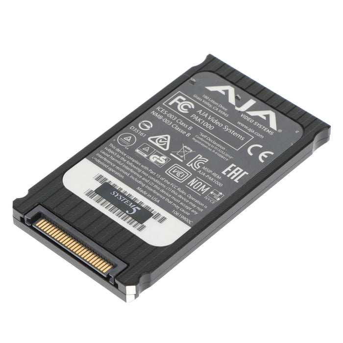 【中古品】AJA Video Systems PAK1000 1TB SSD Module