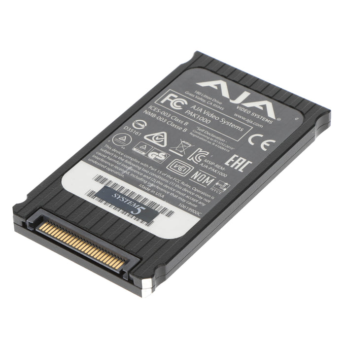 【中古品】AJA Video Systems PAK1000 1TB SSD Module
