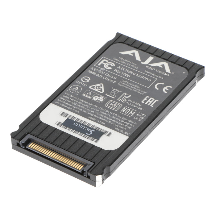 【中古品】AJA Video Systems PAK1000 1TB SSD Module