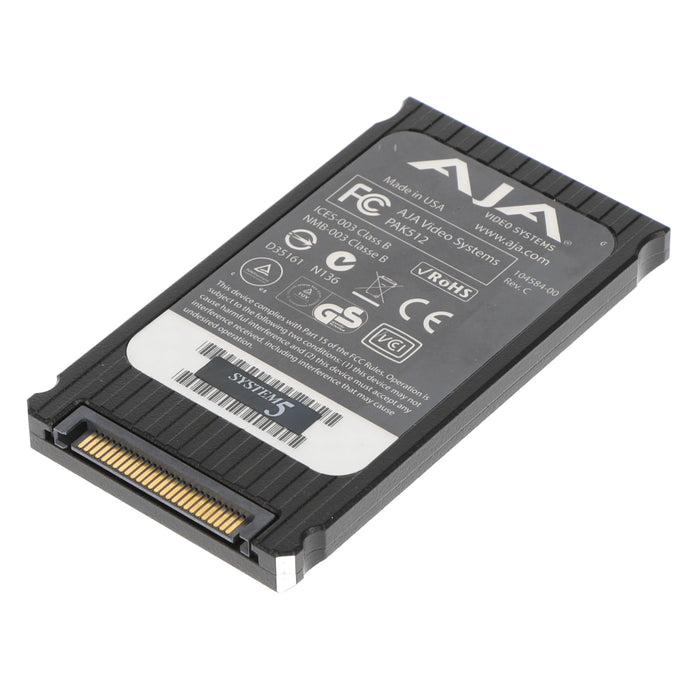 【中古品】AJA Video Systems PAK512 512GB SSD Module