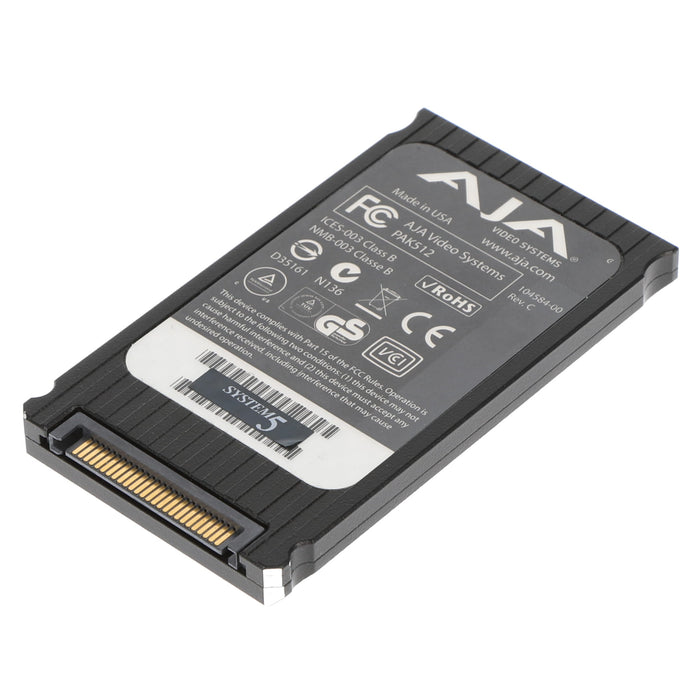 【中古品】AJA Video Systems PAK512 512GB SSD Module