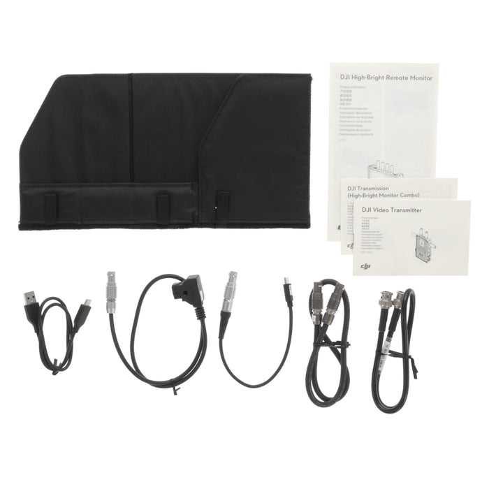 【中古品】DJI ASV002 + DJRMEP DJI Transmission (高輝度モニターコンボ/遠隔モニター拡張プレート付属)