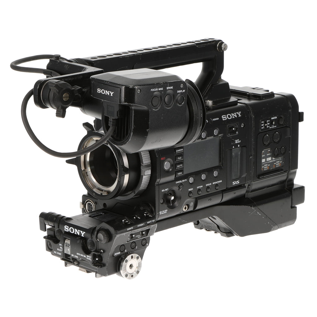 中古品】SONY PMW-F55 ＋ DVF-EL100 + CBK-55BK CineAlta 4Kカメラ