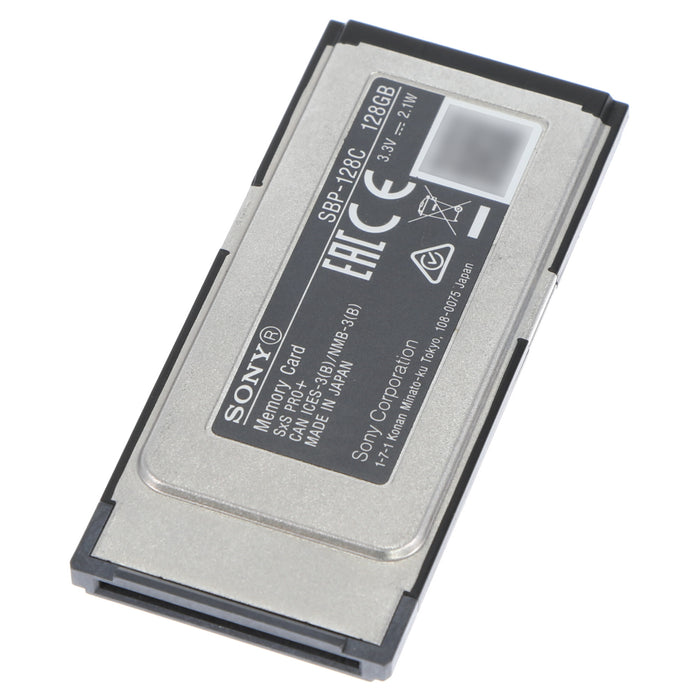 【中古品】SONY SBP-128C SxS PRO+ メモリーカード 128GB