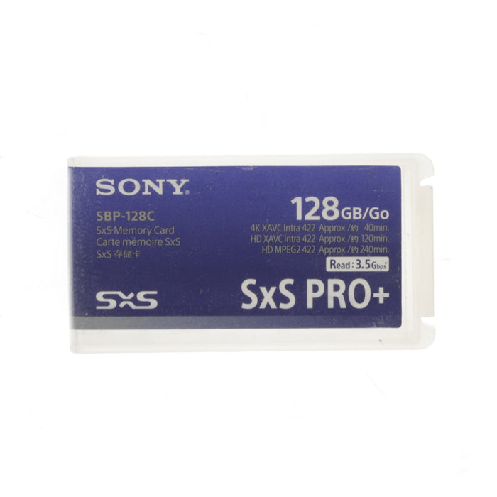 【中古品】SONY SBP-128C SxS PRO+ メモリーカード 128GB