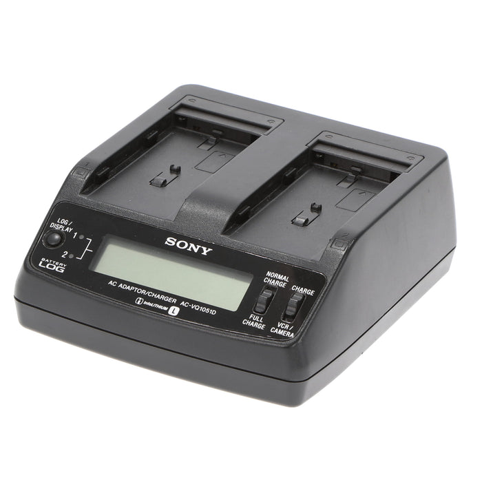 【中古品クリアランスセール】【中古品】SONY AC-VQ1051D ACアダプター/チャージャー(バッテリーパック2個付属)