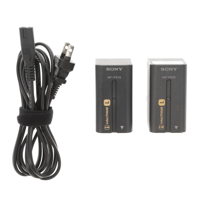 【中古品クリアランスセール】【中古品】SONY AC-VQ1051D ACアダプター/チャージャー(バッテリーパック2個付属)