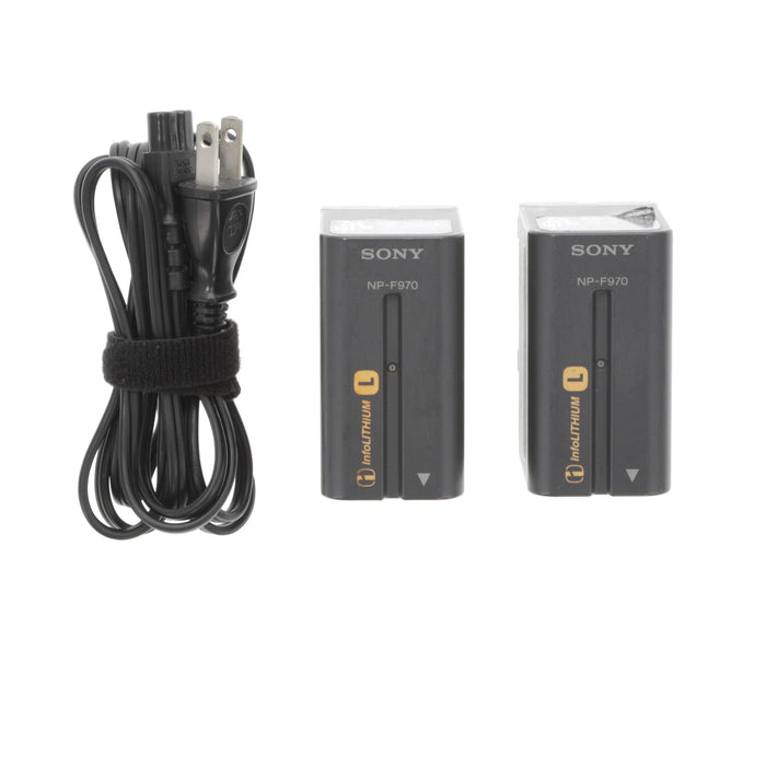 【中古品クリアランスセール】【中古品】SONY AC-VQ1051D ACアダプター/チャージャー(バッテリーパック2個付属)
