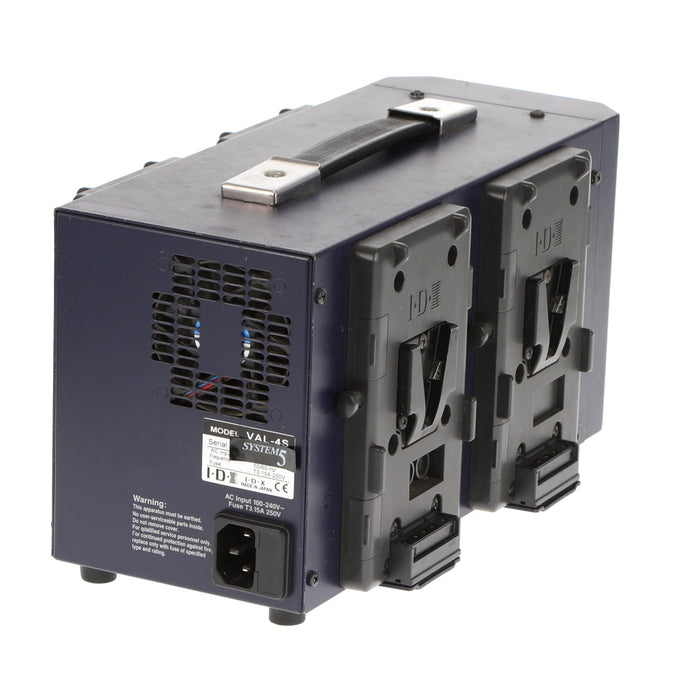 【中古品】IDX VAL-4S BP対応4連同時急速充電器（旧型）