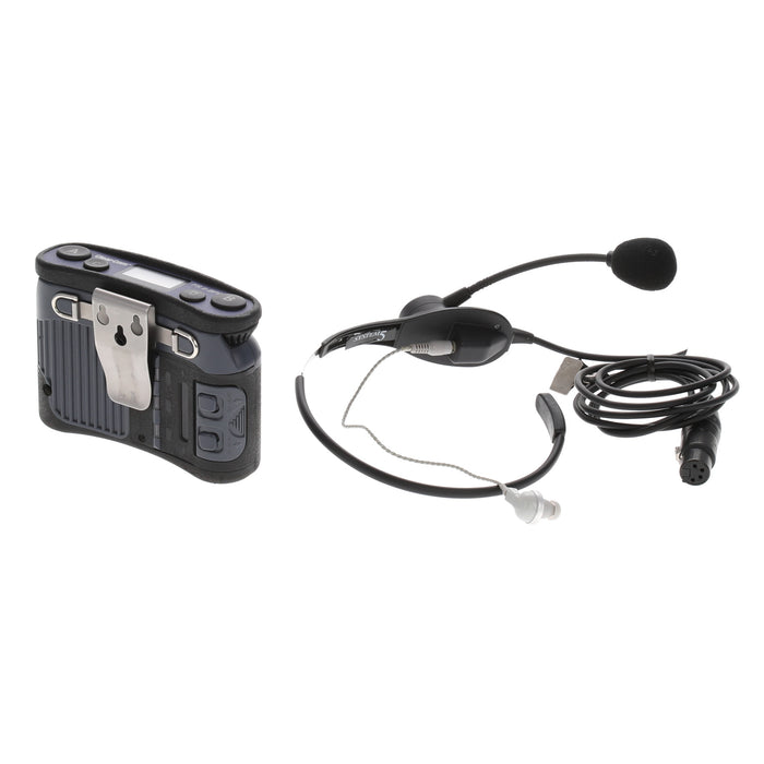 【中古品】Clear-Com FSII-BP24-X4 + CC-32 2.4GHzベルトパック + イヤフォン付ネックセット