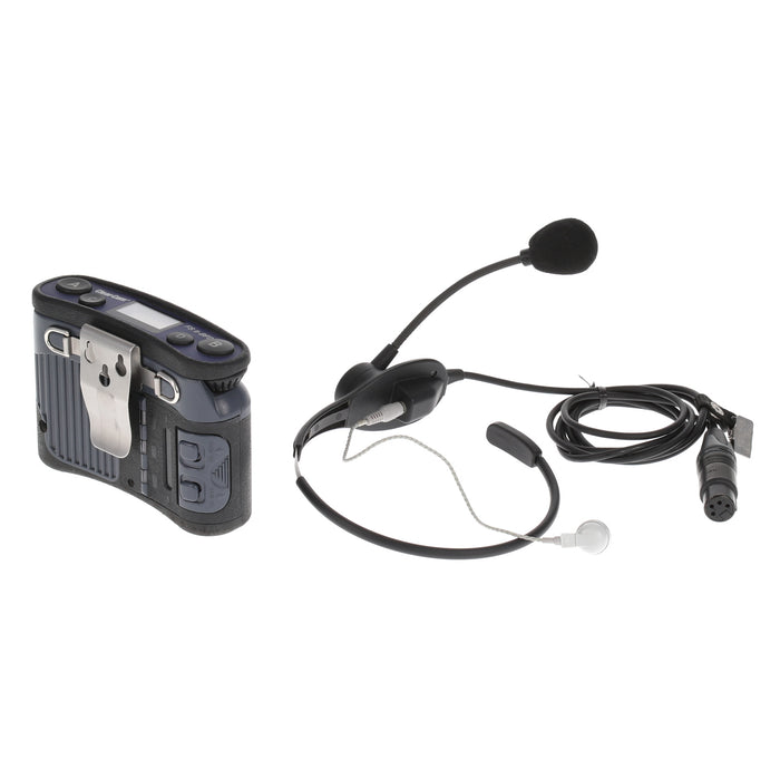 【中古品】Clear-Com FSII-BP24-X4 + CC-32 2.4GHzベルトパック + イヤフォン付ネックセット