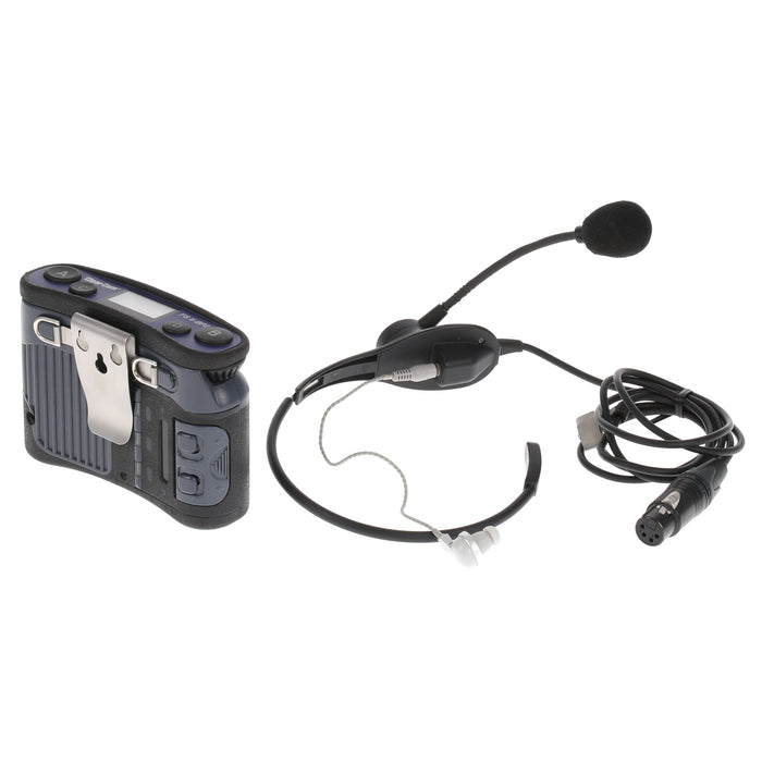 【中古品】Clear-Com FSII-BP24-X4 + CC-32 2.4GHzベルトパック + イヤフォン付ネックセット
