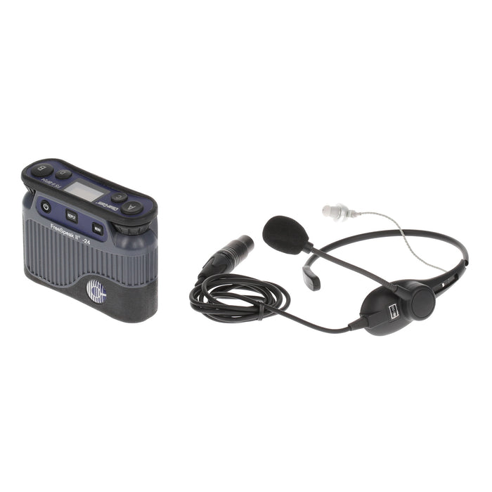 【中古品】Clear-Com FSII-BP24-X4 + CC-32 2.4GHzベルトパック + イヤフォン付ネックセット