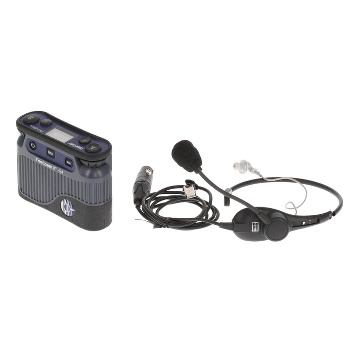【中古品】Clear-Com FSII-BP24-X4 + CC-32 2.4GHzベルトパック + イヤフォン付ネックセット