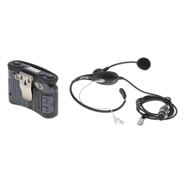 【中古品】Clear-Com FSII-BP24-X4 + CC-32 2.4GHzベルトパック + イヤフォン付ネックセット