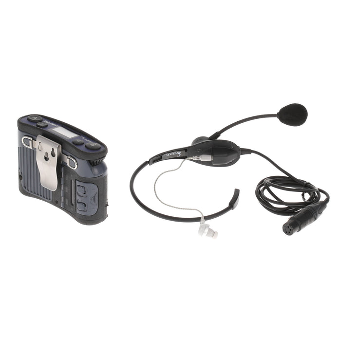 【中古品】Clear-Com FSII-BP24-X4 + CC-32 2.4GHzベルトパック + イヤフォン付ネックセット