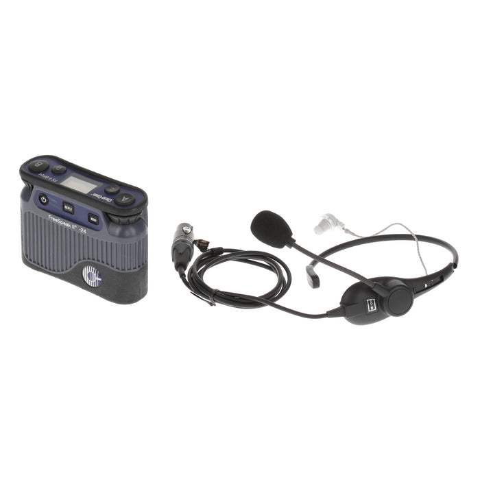 【中古品】Clear-Com FSII-BP24-X4 + CC-32 2.4GHzベルトパック + イヤフォン付ネックセット
