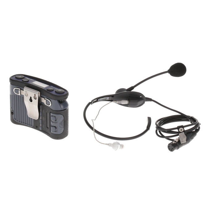 【中古品】Clear-Com FSII-BP24-X4 + CC-32 2.4GHzベルトパック + イヤフォン付ネックセット
