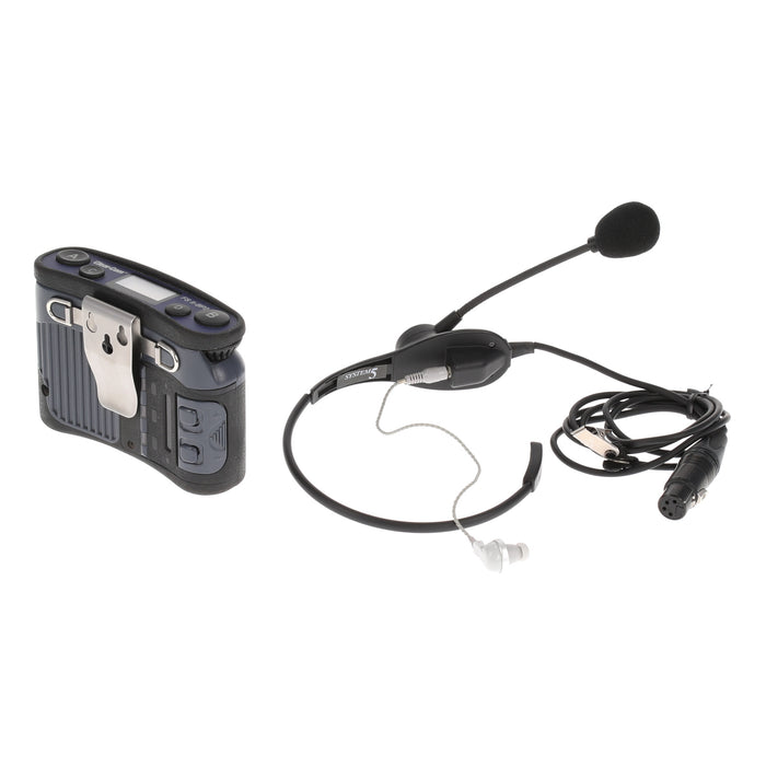 【中古品】Clear-Com FSII-BP24-X4 + CC-32 2.4GHzベルトパック + イヤフォン付ネックセット