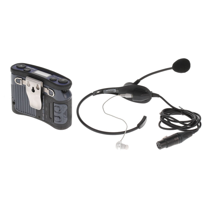 【中古品】Clear-Com FSII-BP24-X4 + CC-32 2.4GHzベルトパック + イヤフォン付ネックセット