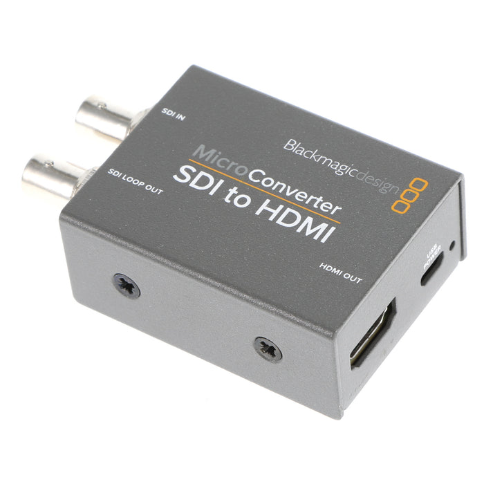 【中古品】BlackmagicDesign CONVCMIC/SH/WPSU Micro Converter SDI to HDMI wPSU(パワーサプライ付属)