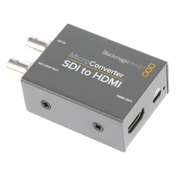 【中古品】BlackmagicDesign CONVCMIC/SH/WPSU Micro Converter SDI to HDMI wPSU(パワーサプライ付属)