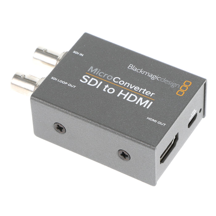 【中古品】BlackmagicDesign CONVCMIC/SH/WPSU Micro Converter SDI to HDMI wPSU(パワーサプライ付属)
