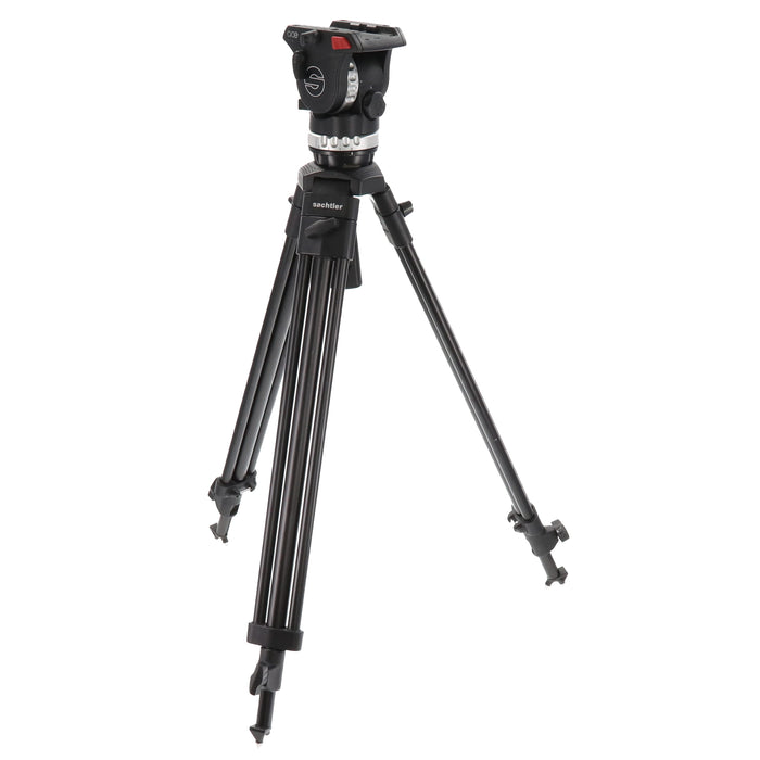 【中古品】Sachtler システムAce M MS(1001) Ace M 三脚キット(アルミ/3段/スプレッター無し)(ジャンク品)