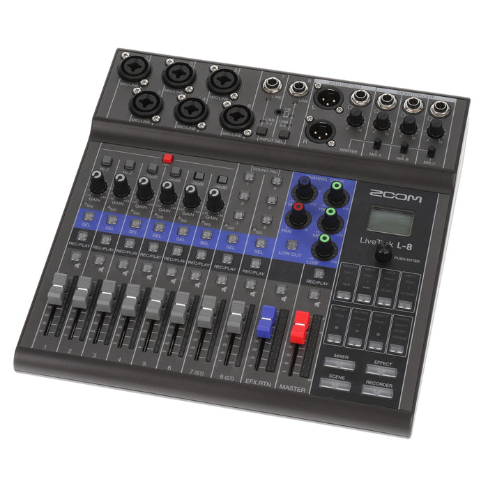 中古品】ZOOM L-8 8チャンネルデジタルミキサー/レコーダー - 業務用