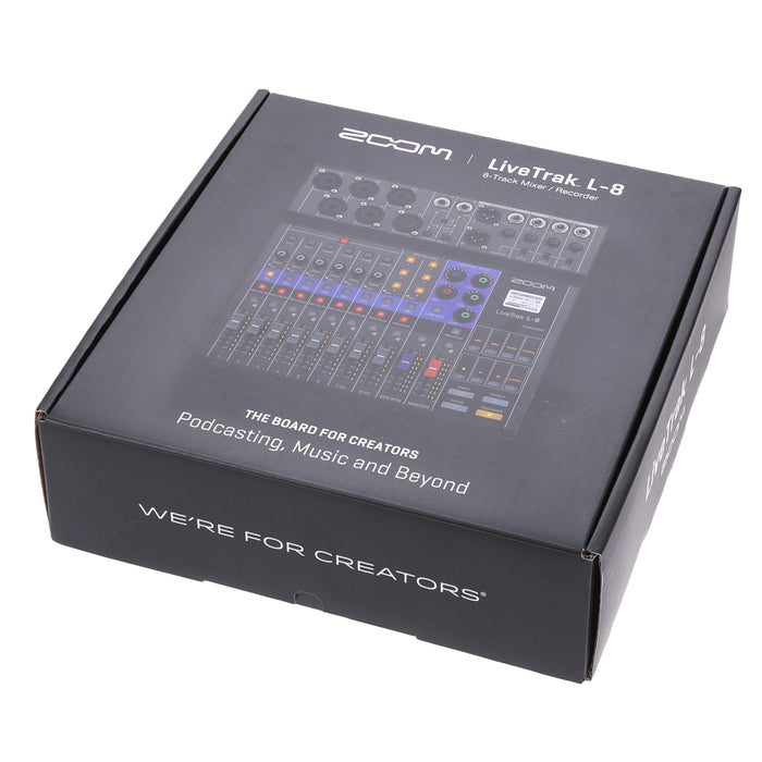 【中古品】ZOOM L-8 8チャンネルデジタルミキサー/レコーダー