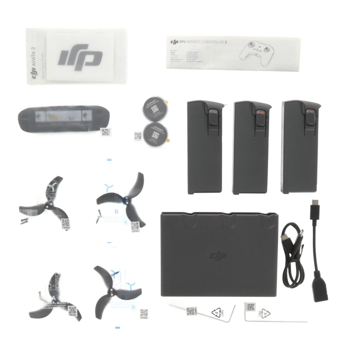 【中古品】DJI WA5206 DJI Avata 2 Fly More コンボ(バッテリー×3)[内蔵リモートID対応/事前登録無し]