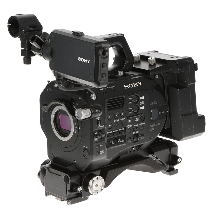 【中古品】SONY PXW-FS7M2 + XDCA-FS7 ＋ VCT-FS7 XDCAMメモリーカムコーダー(ボディのみ)(拡張ユニット/ライトウェイトロッドサポート付属)