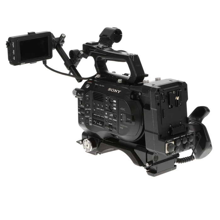 【中古品】SONY PXW-FS7M2 + XDCA-FS7 ＋ VCT-FS7 XDCAMメモリーカムコーダー(ボディのみ)(拡張ユニット/ライトウェイトロッドサポート付属)