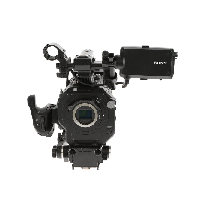 【中古品】SONY PXW-FS7M2 + XDCA-FS7 ＋ VCT-FS7 XDCAMメモリーカムコーダー(ボディのみ)(拡張ユニット/ライトウェイトロッドサポート付属)