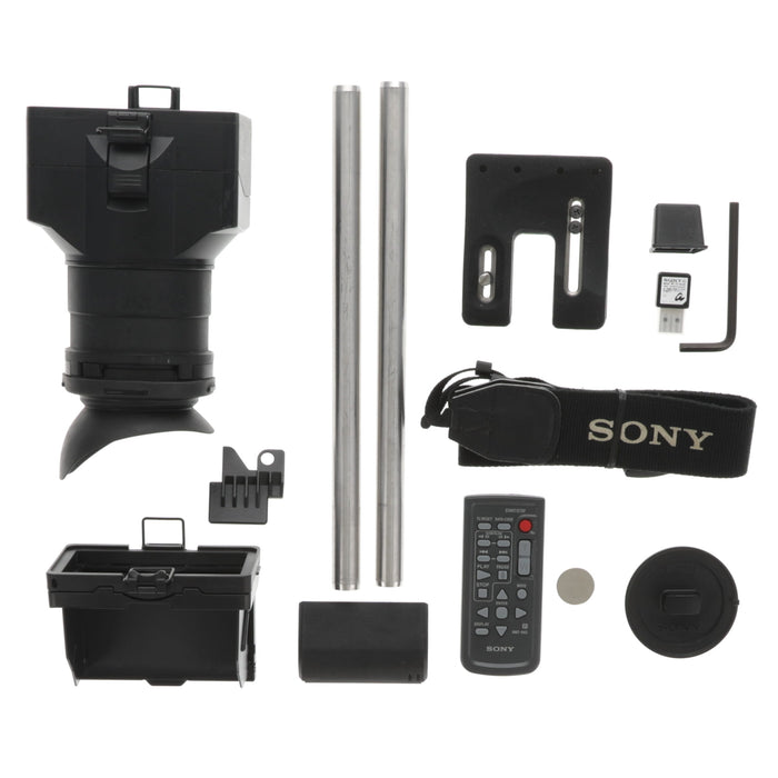【中古品】SONY PXW-FS7M2 + XDCA-FS7 ＋ VCT-FS7 XDCAMメモリーカムコーダー(ボディのみ)(拡張ユニット/ライトウェイトロッドサポート付属)