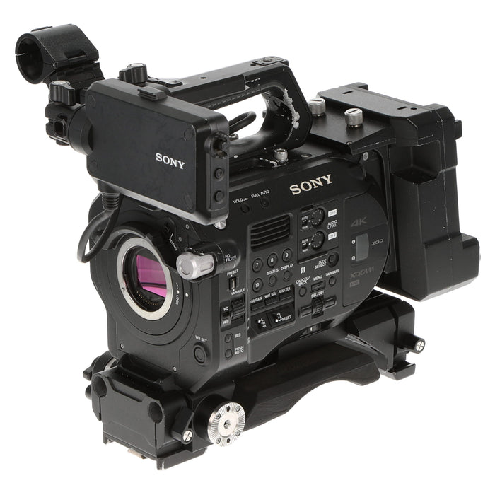 【中古品】SONY PXW-FS7M2 + XDCA-FS7 ＋ VCT-FS7 XDCAMメモリーカムコーダー(ボディのみ)(拡張ユニット/ライトウェイトロッドサポート付属)